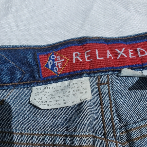 Vintage Posted Relaxed Denim Jeans - Picture 6 of 10